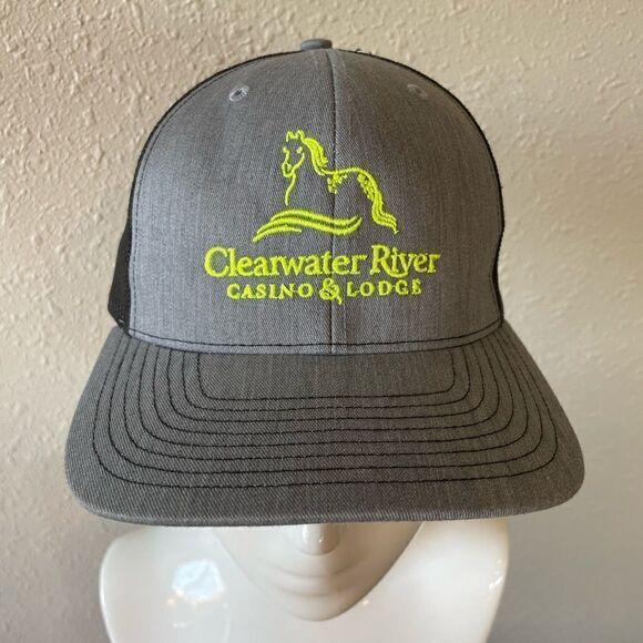 Clearwater River Casino and Lodge Snap Back Mesh Cap EUC - Picture 2 of 7